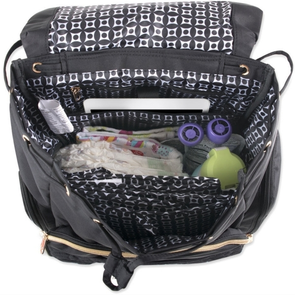 Fisher Price Avery Quilted Backpack - Black - Picture 2 of 3